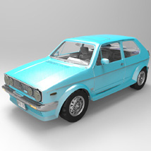 Volkswagen Golf I GTI (for 3D Studio Max)