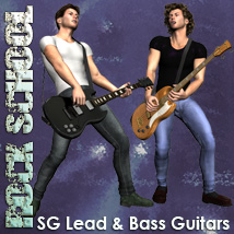 Rock School SG Lead & Bass Guitars