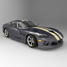 Dodge Viper (for 3D Studio Max)