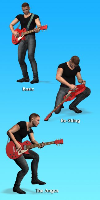 Download - Passionate guitarist — Stock Image | Référence poses,  Guitariste, Gréviste