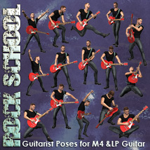 Rock School M4 LP poses