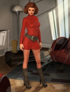 Turtleneck Sweater Dress