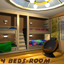 4 Beds-Room