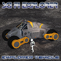 Scifi Explorer Vehicle