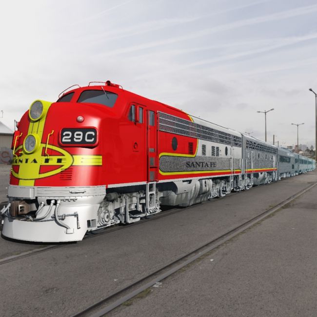 Click here to see preview images for "SANTA FE SUPER CHIEF 1945-1953 (bundle for Vue)" SANTA FE SUPER CHIEF 1945-1953 (bundle for Vue)