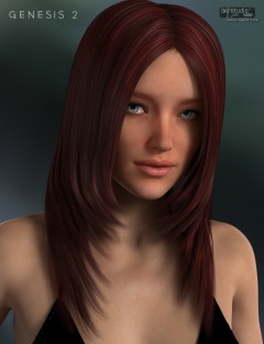 Blakely Hair for Genesis 2 Female(s)