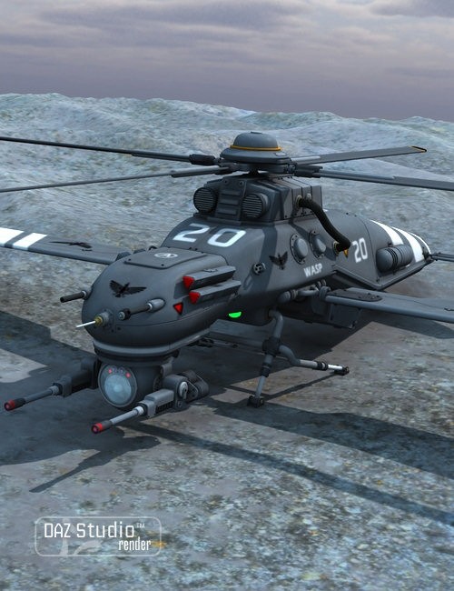 Drone Wasp | Vehicles for Daz Studio and Poser