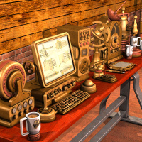 Steampunk Office Equipment