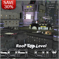 SciFi City Roof Top Level