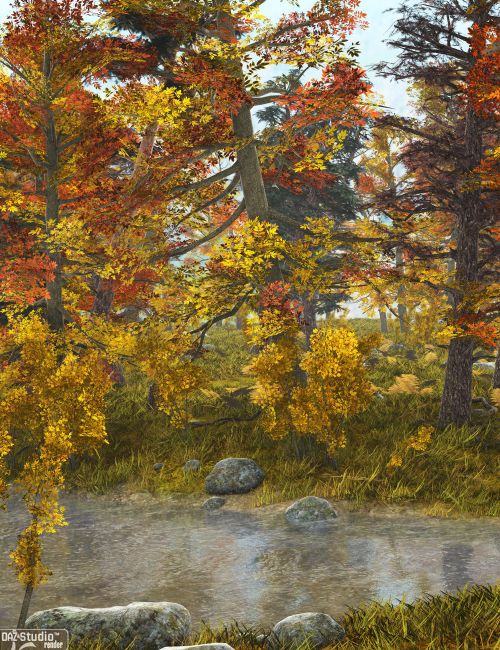 Forest Autumn | 3d Models for Daz Studio and Poser