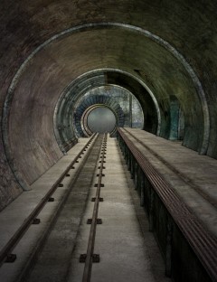 Vandalized Tube Station