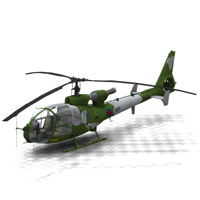 Gazelle Helicopter (for Poser)