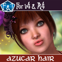 Azucar Hair For V4 And A4