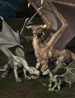 Mythic Beasts for the DAZ Dragon 3