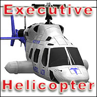 Executive Helicopter (Poser, LWO & Obj)