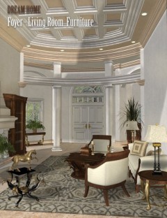 Dream Home: Foyer and Living Room Furniture-- London