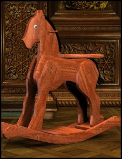 Wooden Rocking Horse