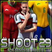 SHOOT 29: World Cup Soccer for Genesis 2 Male(s)