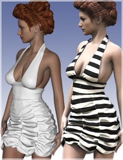 Sexy Girl Dress For Genesis 2 Female(s)