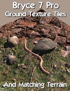 Bryce 7 Pro Ground Texture Tiles and Matching Terrain