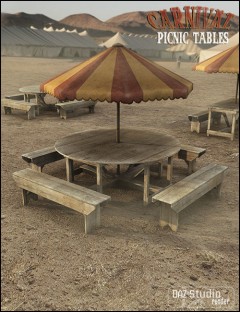 Carnival Picnic Tables