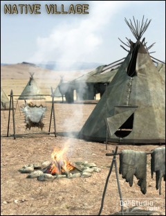 Native Cheyenne Village