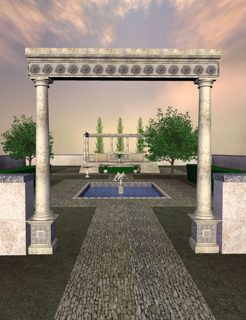 Click here to see preview images for "Garden Temple II" Garden Temple II