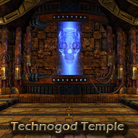 Technogod temple