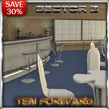 Ship Elements B7: Ten Forward Lounge