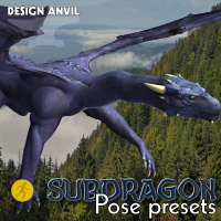 DA Subdragon Pose Pack - Poser edition