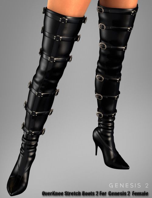 Click here to see preview images for "OverKnee Stretch Boots 2 For Genesis 2 Female(s)" OverKnee Stretch Boots 2 For Genesis 2 Female(s)