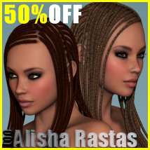 Alisha Rasta Hair for V4 and G2F