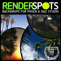 RenderSpots Base for Poser and DAZ Studio