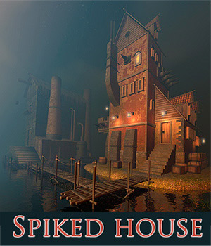 Spiked house