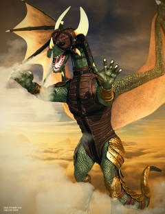 Mec4D Dragonesia Armor Suit for DAZ Dragon 3