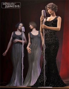 Genesis Evening Gown Textures