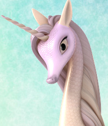 Fairytale Regal Mane and Tail Swirl Chapter 2 for the Unicorn for DAZ Studio