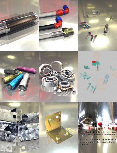 Click here to see preview images for "Bryce Pro Material Showcase" Bryce Pro Material Showcase