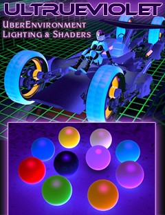 UltrueViolet Light and Glowing Shaders for DAZ Studio