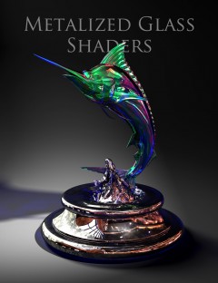 Metalized Glass Shaders for DAZ Studio