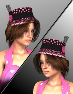 Hat and Hair Helper Genesis 2