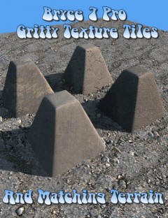 Bryce 7 Pro Gritty Texture Tiles and Matching Terrain