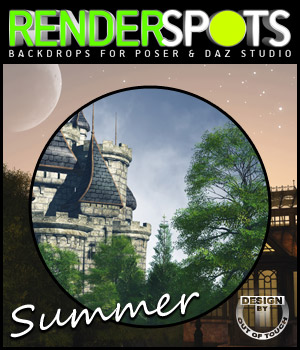 RenderSpots Summer for Poser and DAZ Studio