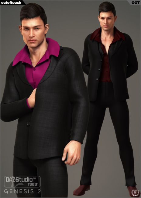 Formal Wardrobe for Genesis 2 Male(s) | Clothing for Poser and Daz Studio