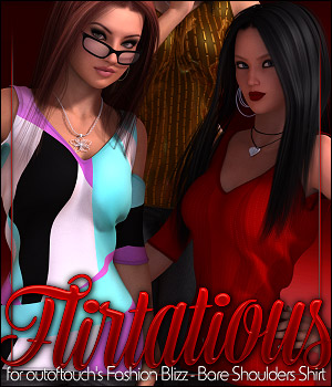 Flirtatious for Fashion Blizz- Bare Shoulders Shirt