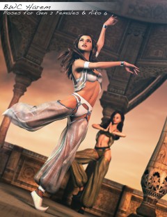 BWC Harem- Poses for Genesis 2 Female(s) and Aiko 6