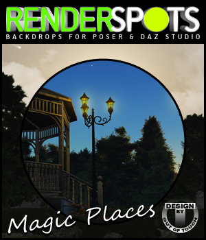 RenderSpots Magic Places for Poser and DAZ Studio