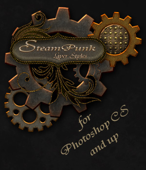 Steampunk Layer Styles