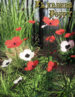 Flanders Poppy (Static TPF Plant for DS and Poser)