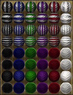 Fabulous Stripes- Shaders for DAZ Studio and Poser